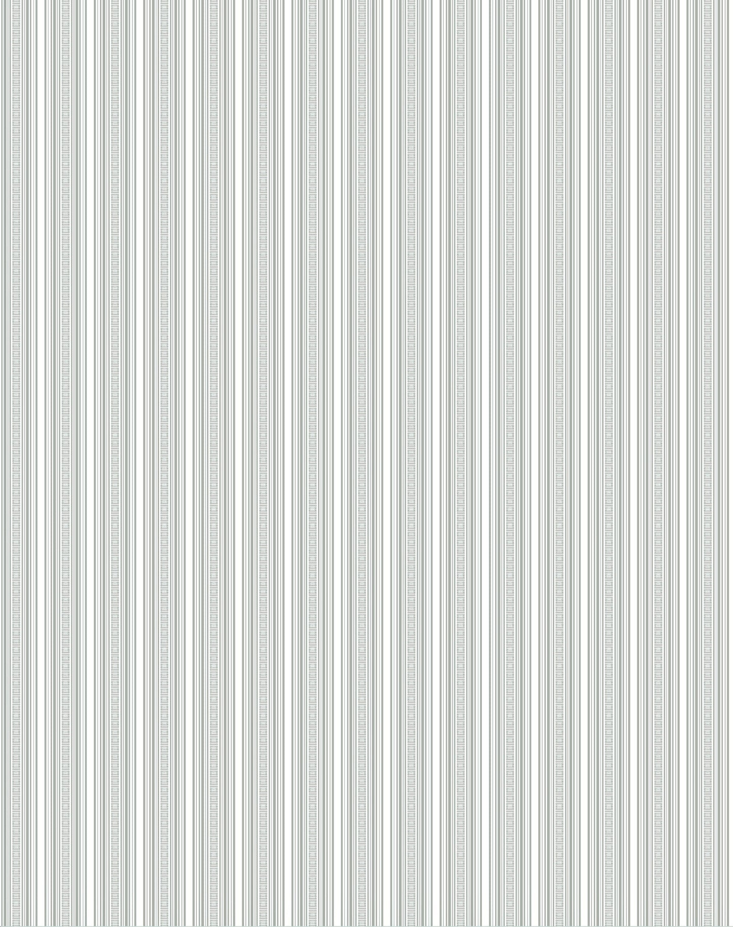 Grosgrain Stripe Wrapping Paper in Silver Sage