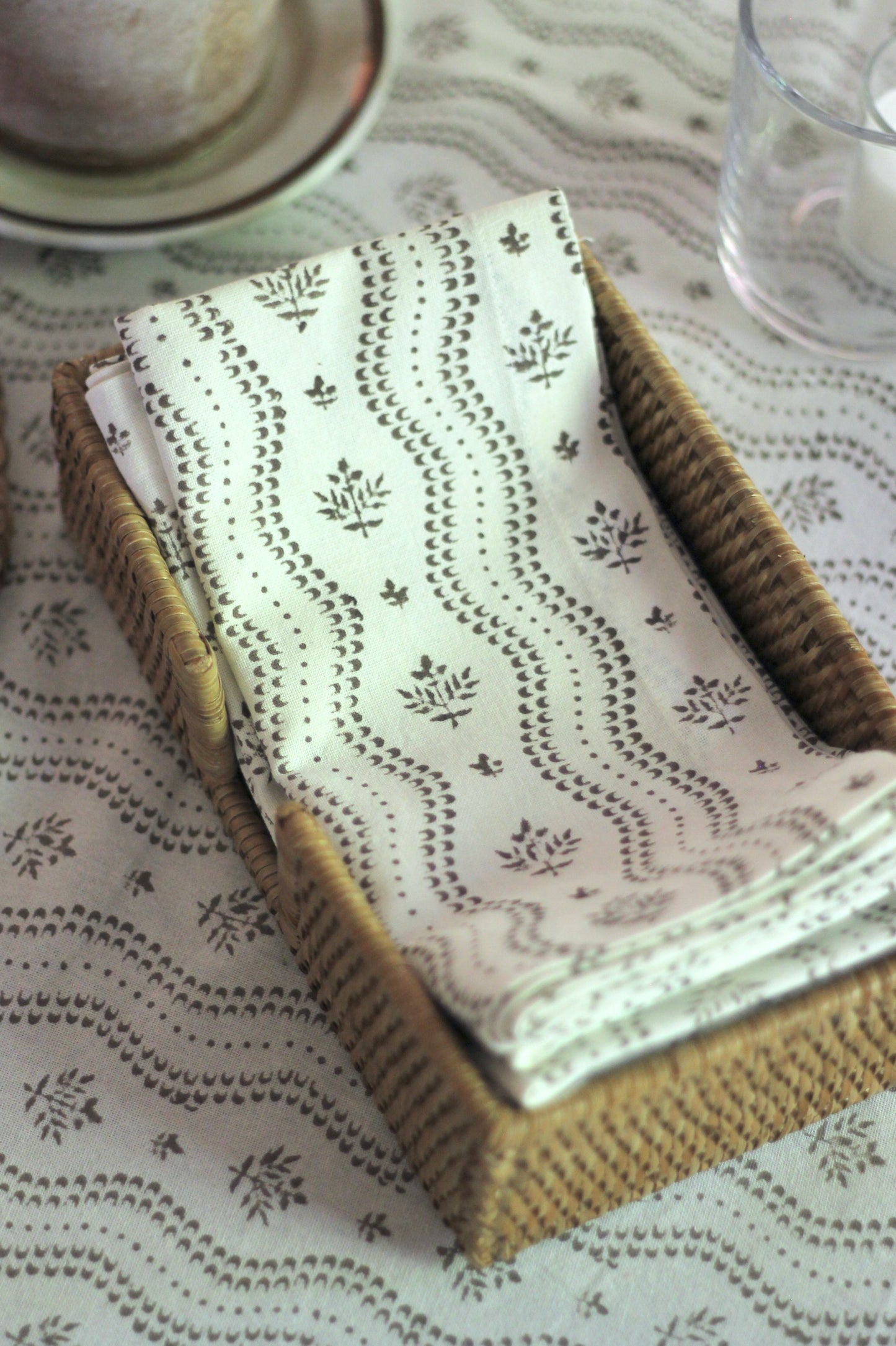 Georgette in Chocolate Napkins