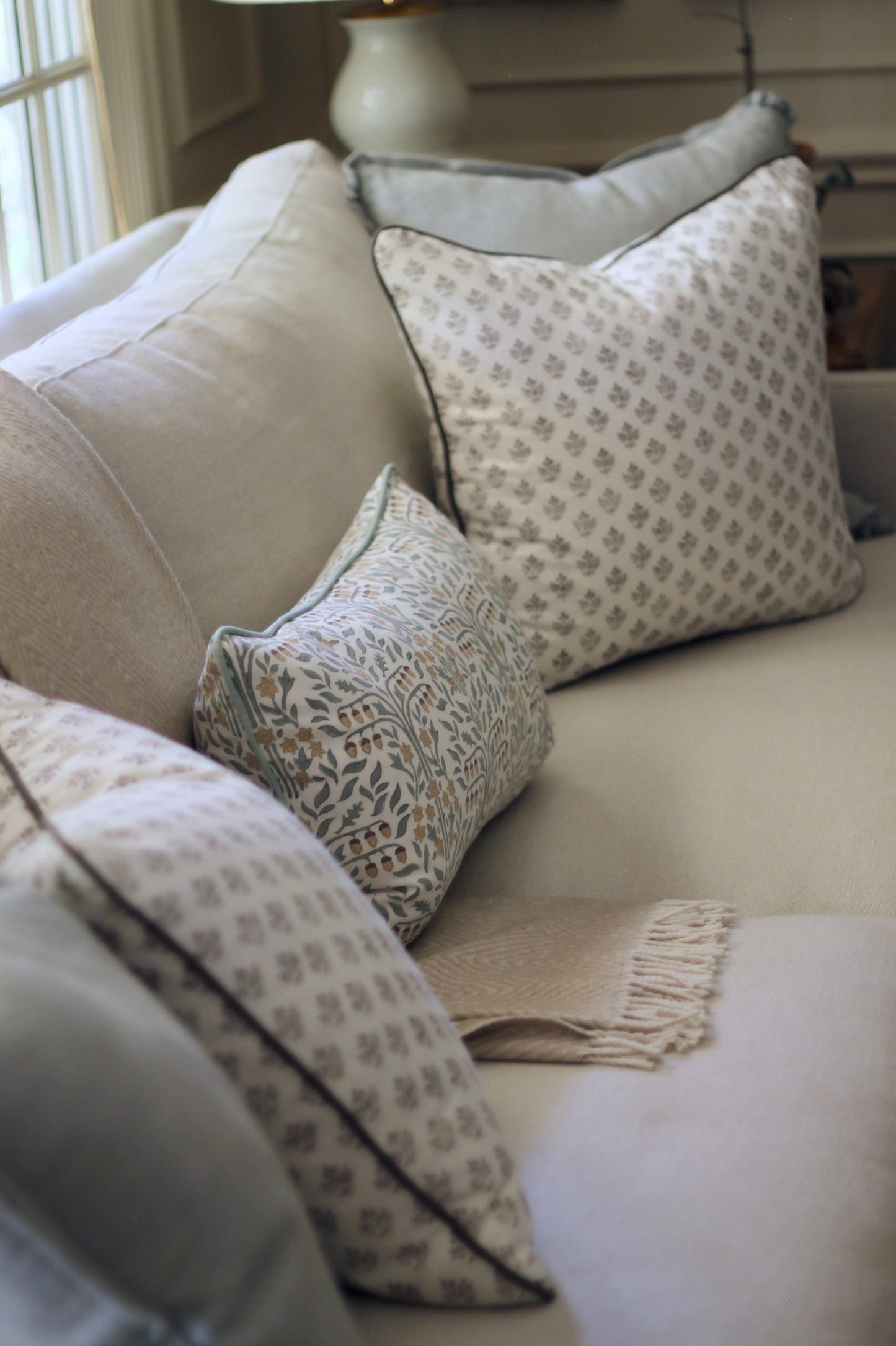 Privet Berry in Walnut Fabric by the Yard