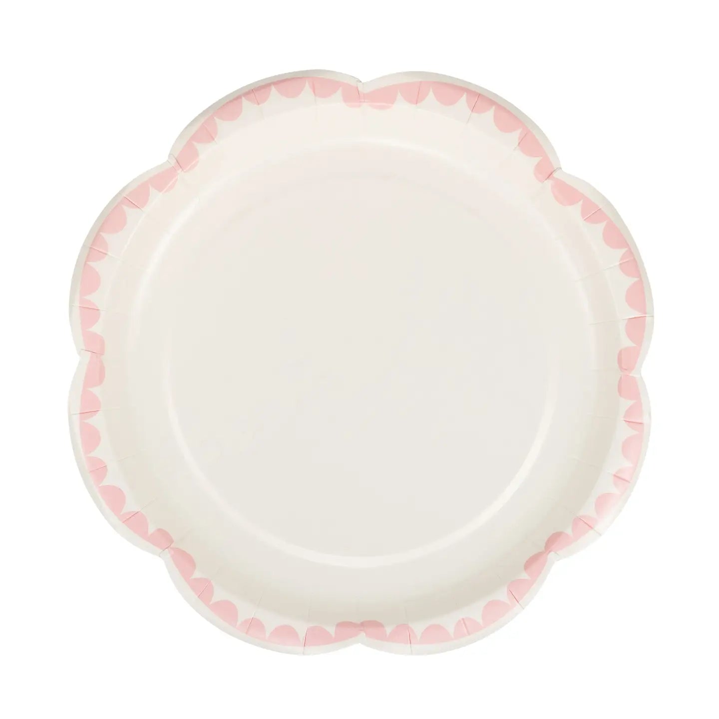 Scalloped Edge Dessert Plates