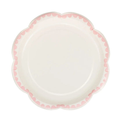 Scalloped Edge Dessert Plates