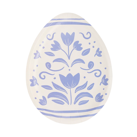 Floral Egg Plate
