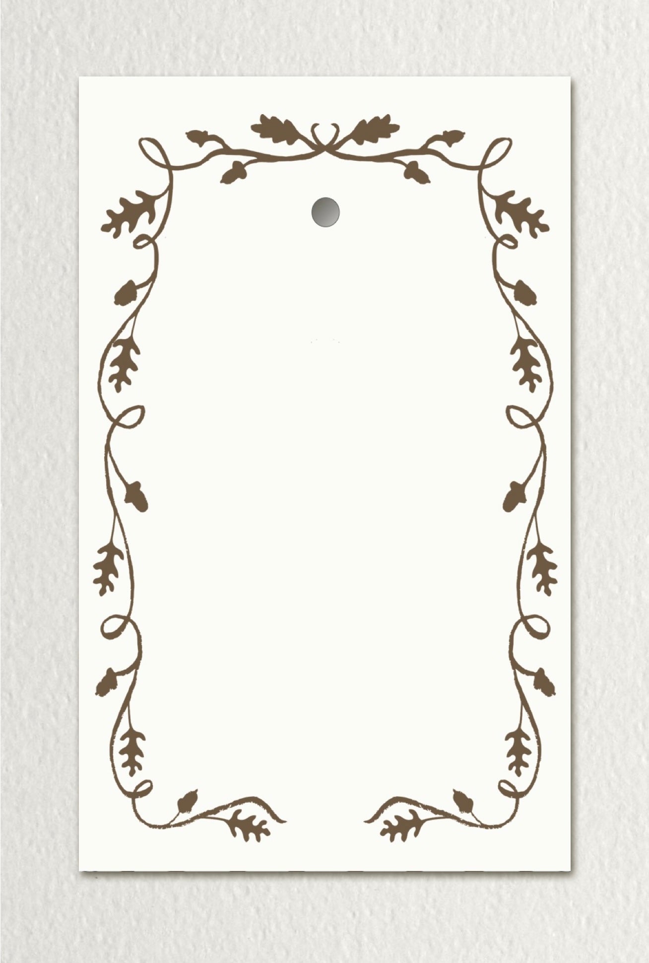 Oak Leaf Crest Tags