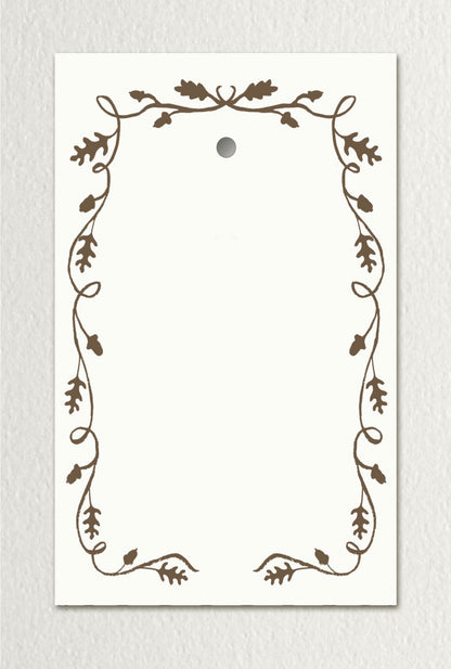 Oak Leaf Crest Tags