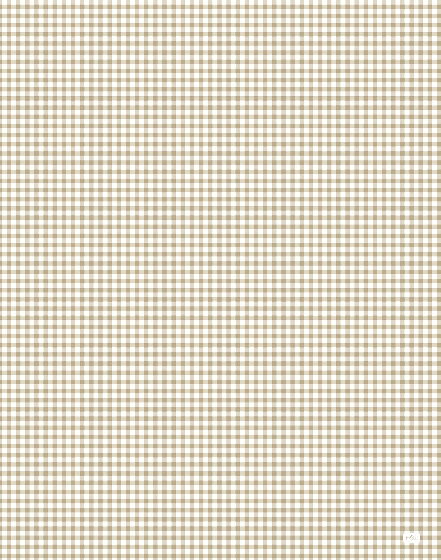 Henry Gingham Wrapping Papers in Butter