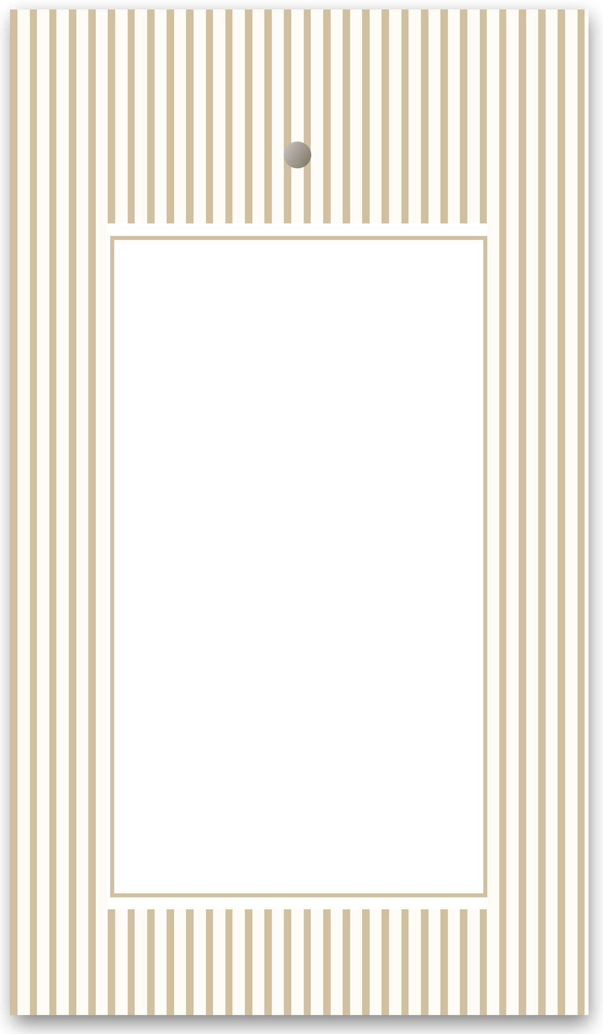 Oxford Stripe in Butter Tags