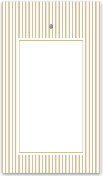Oxford Stripe in Butter Tags