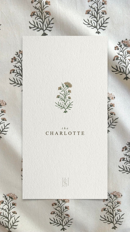 Charlotte Napkins, Spruce & Gold