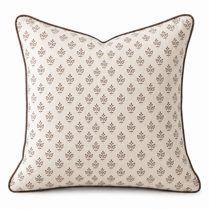 Privet Berry in Chocolate with Piping Pillow Covers
