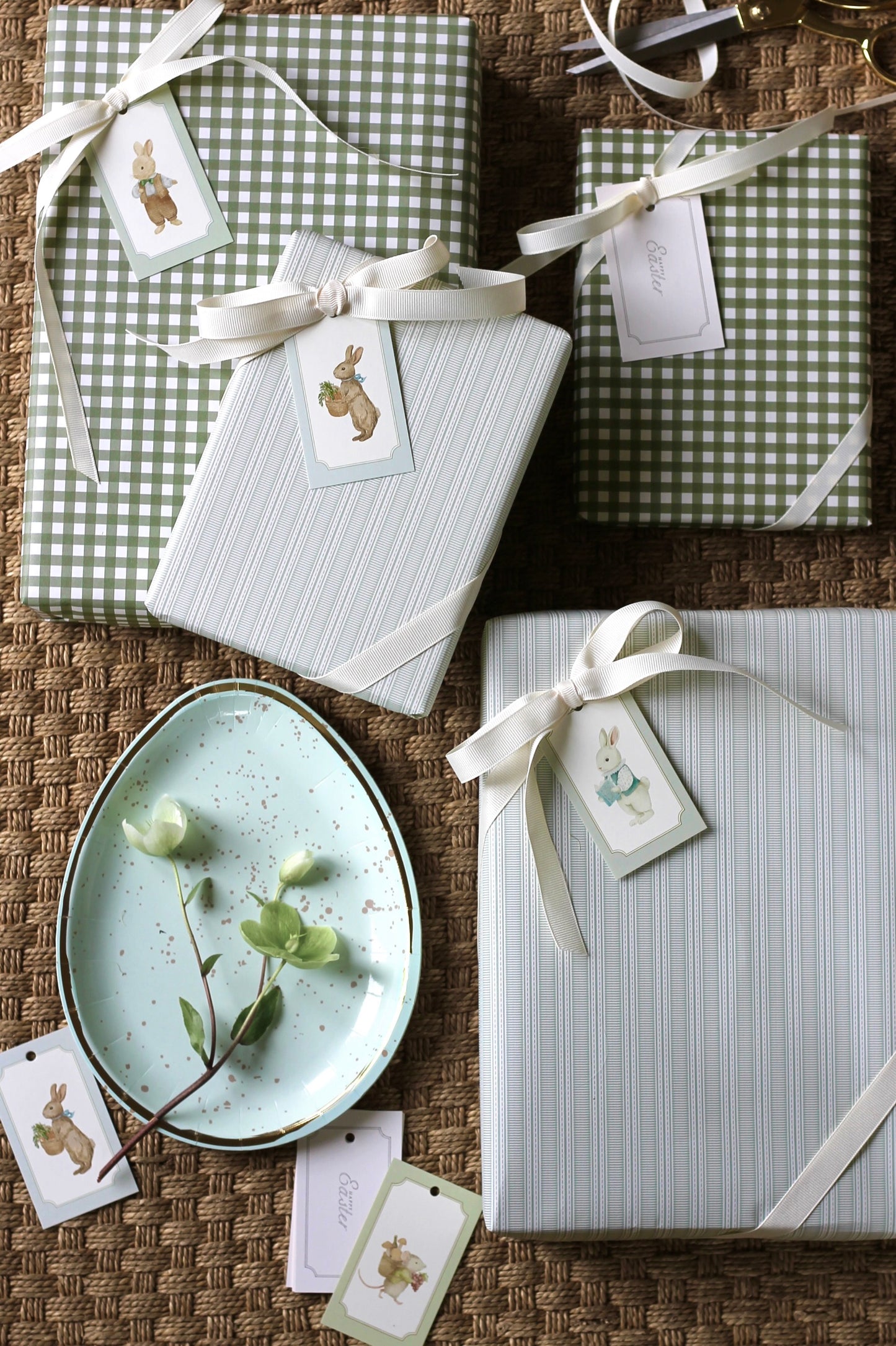Grosgrain Stripe Wrapping Papers