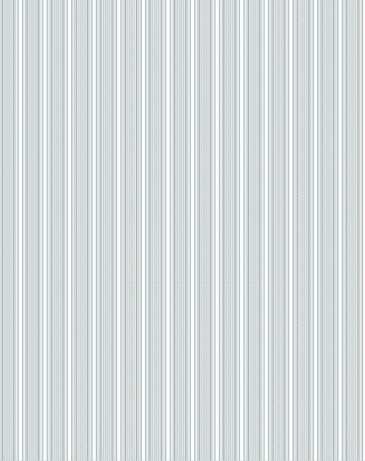 Grosgrain Stripe Wrapping Paper in Silver Sage