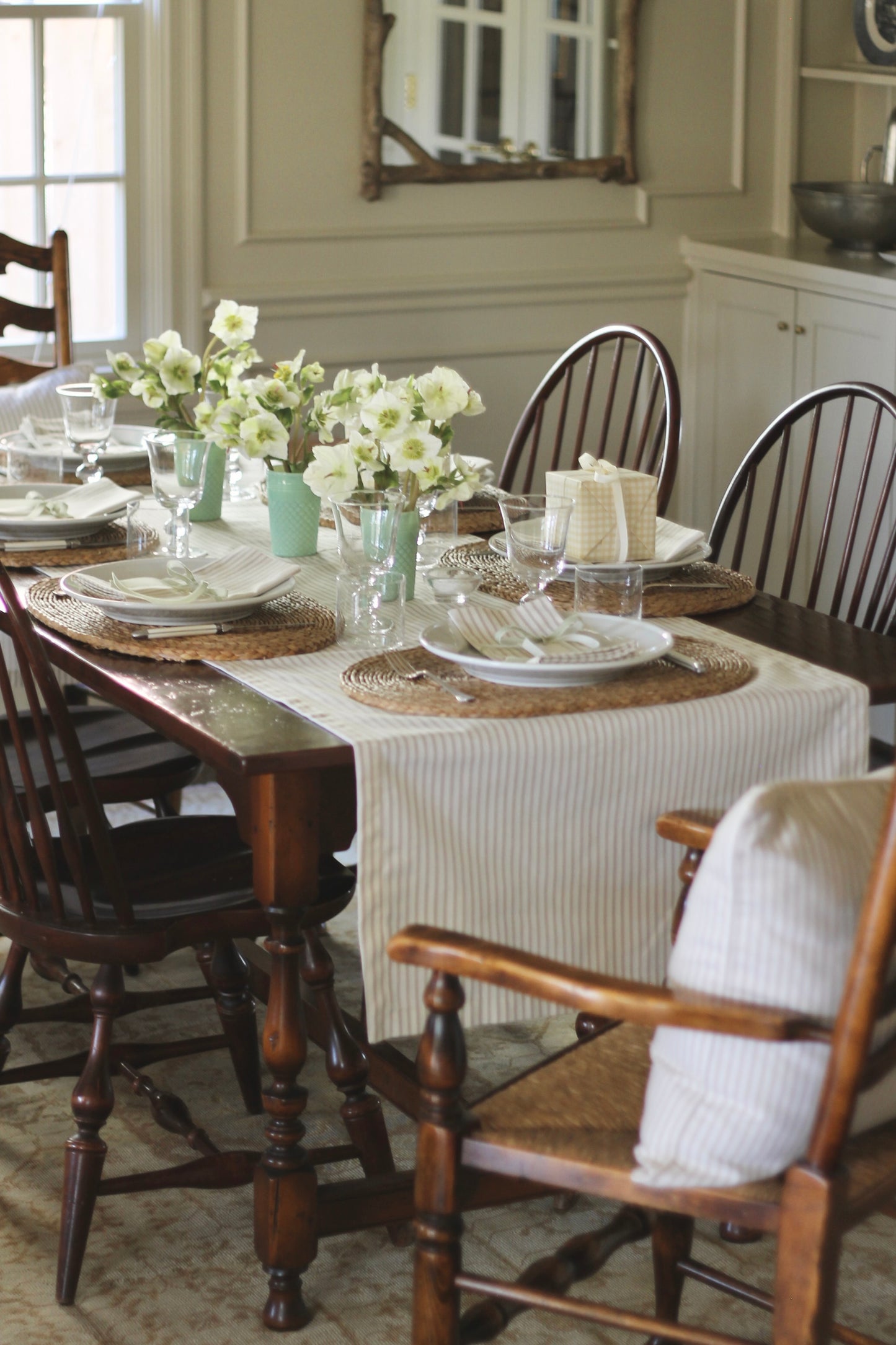 Henry Gingham Wrapping Papers in Butter