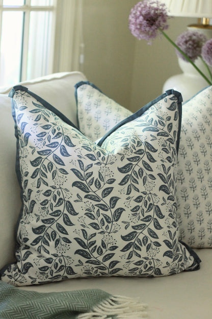 Privet Hedge Pillow Covers in Navy | 3 sizes
