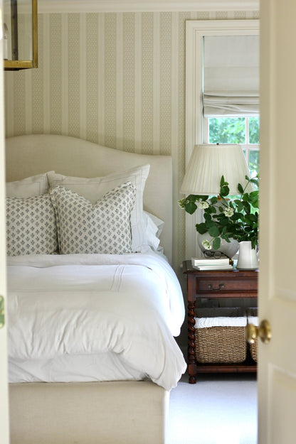Privet Berry in Navy Pillow Covers