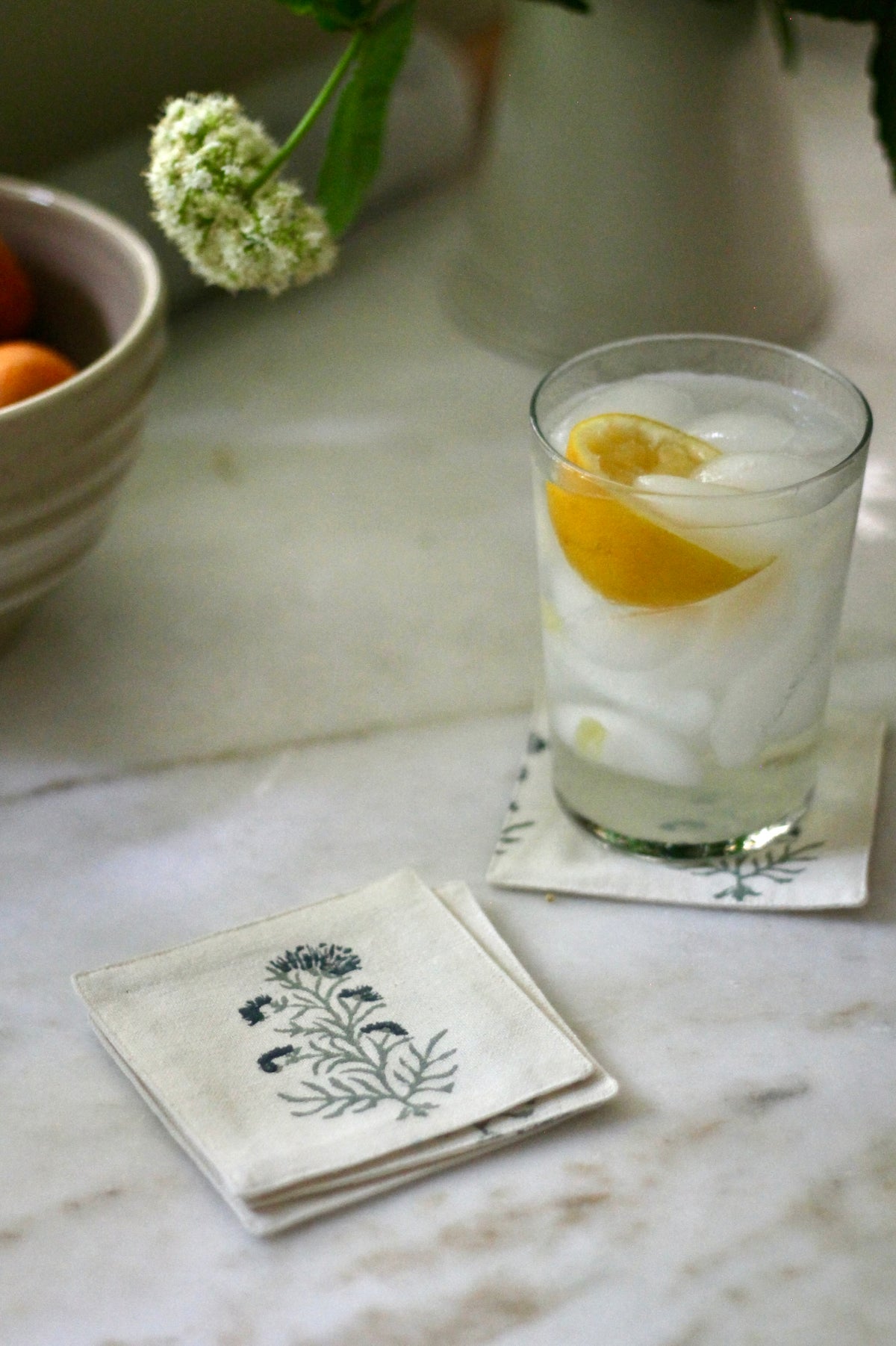 Block Print Coasters Cotton Coasters