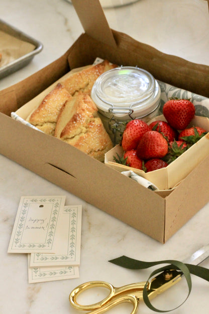 Kraft Window Boxes Rectangle | set of 5