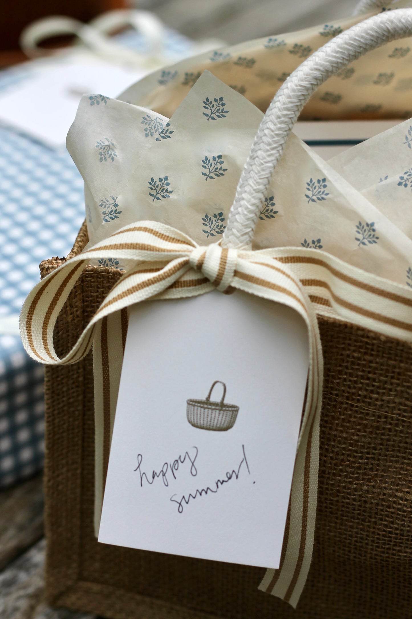 Privet Berry Tissue Paper - Navy