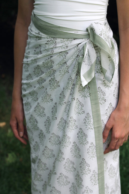 Sarong | Harvest Berry in Sage