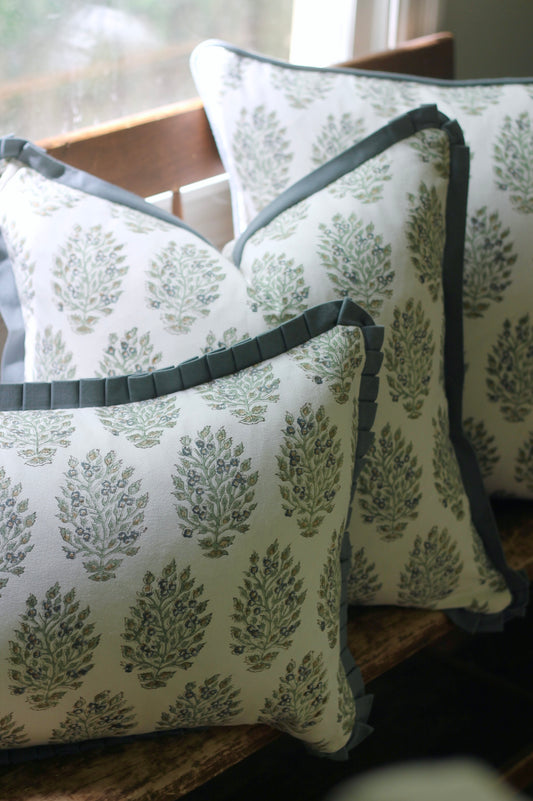 Nantucket Blue Hydrangea Pillow Covers