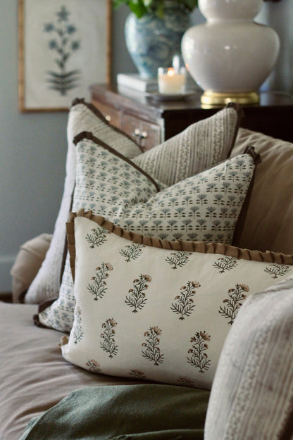 Charlotte Pillow Covers | Spruce & Gold