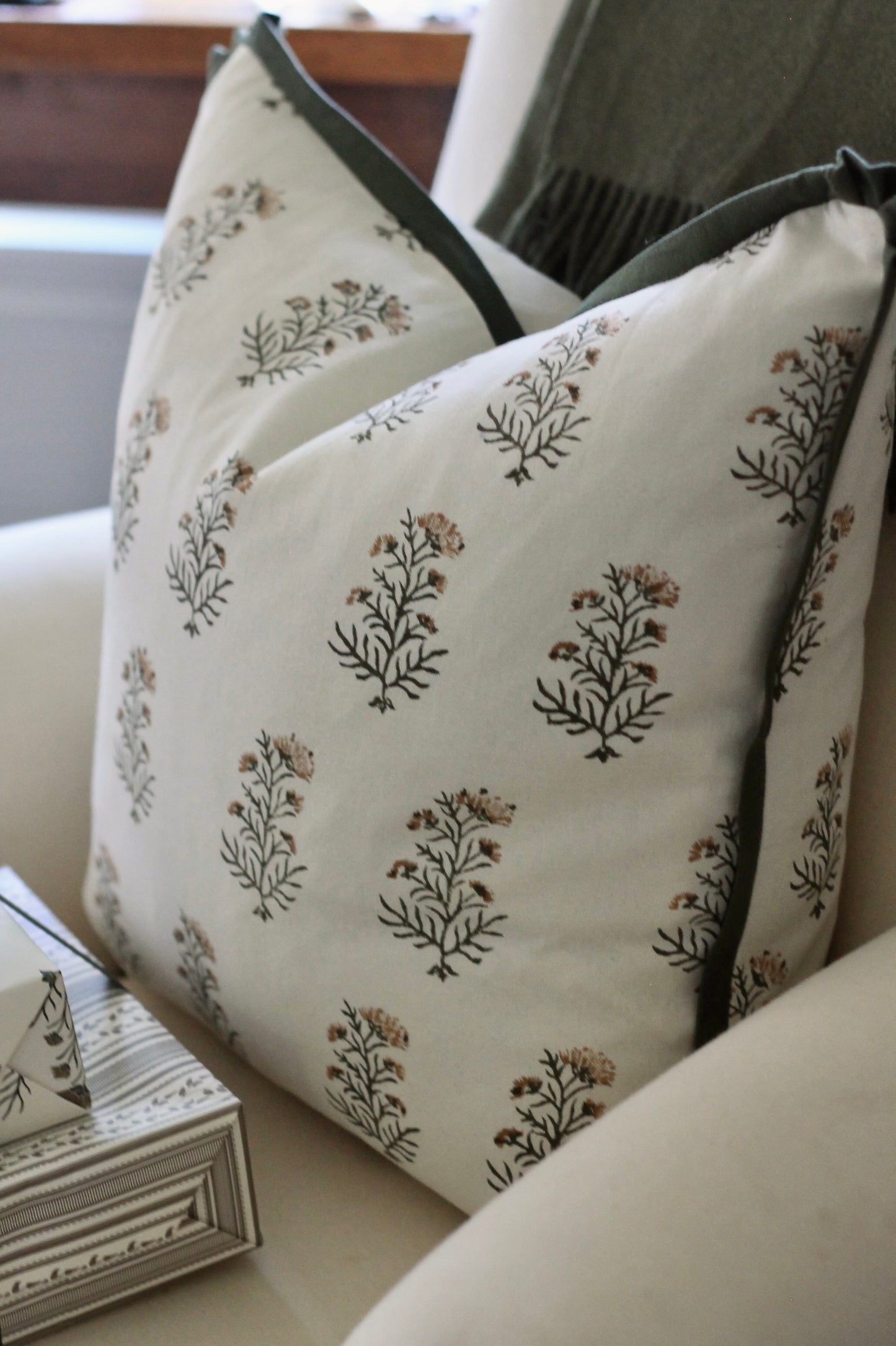 Charlotte Pillow Covers | Spruce & Gold