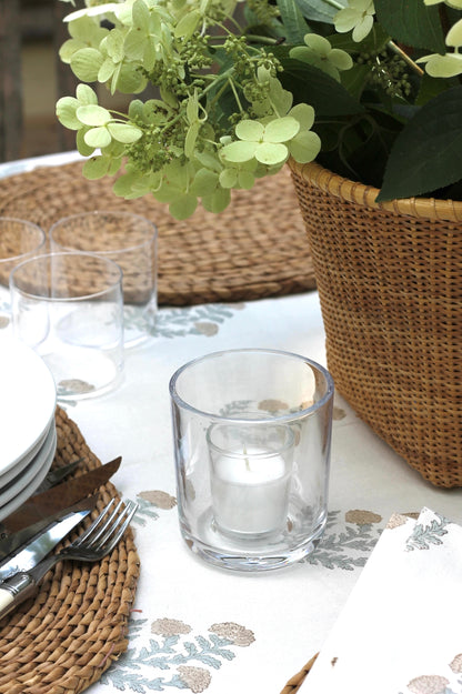 Thick Glass Vase & Candleholder