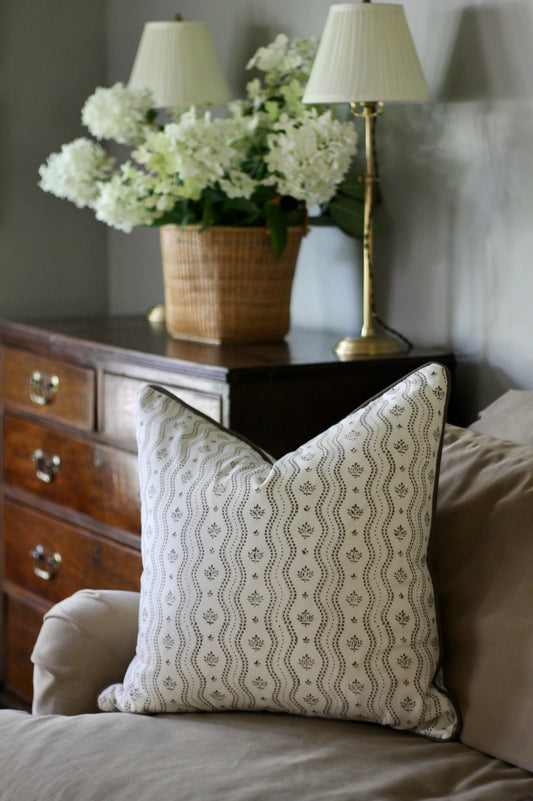 Georgette in Chocolate Pillow Covers