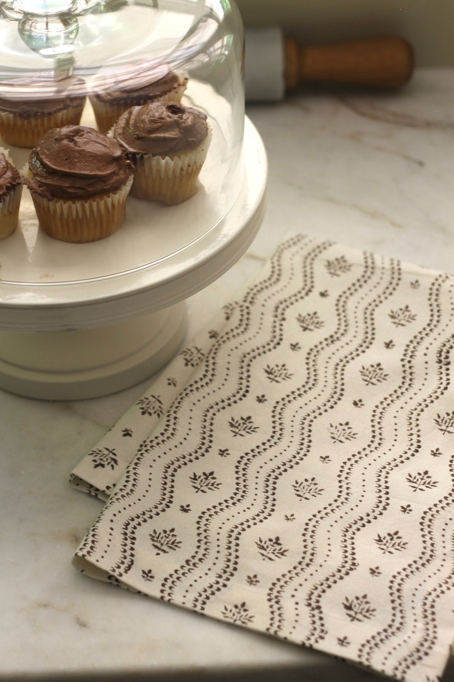 Georgette in Chocolate Tea Towels