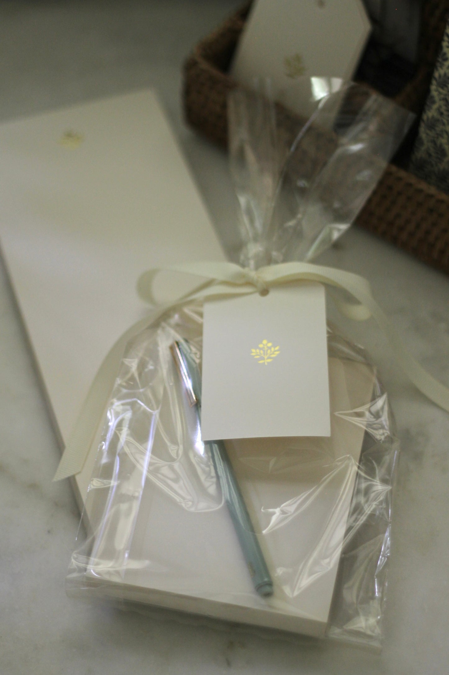 Privet Berry Tags in Gold