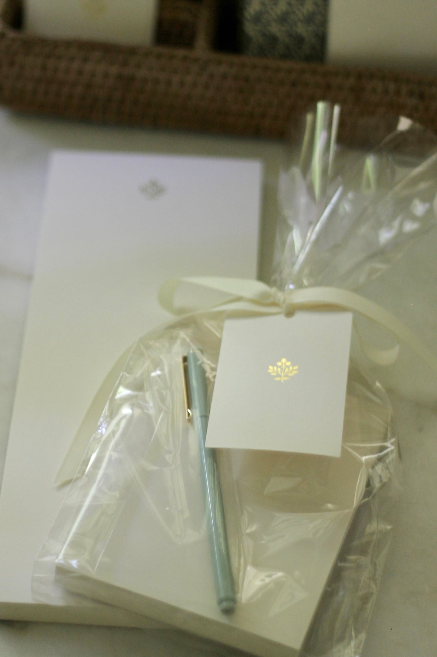 Privet Berry Tags in Gold
