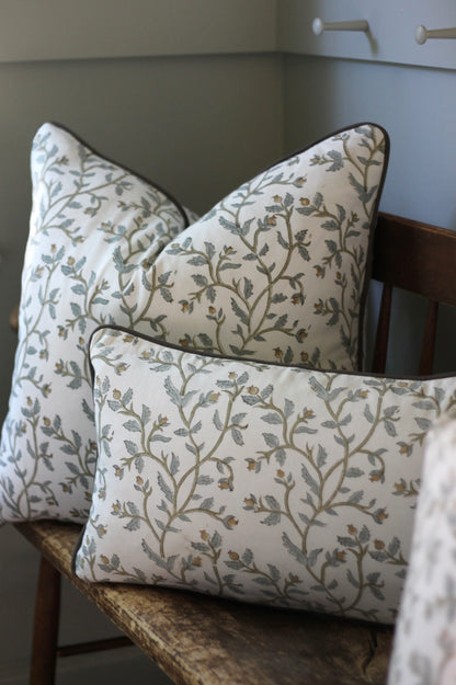 Jillian Pillow Covers with Chocolate Piping