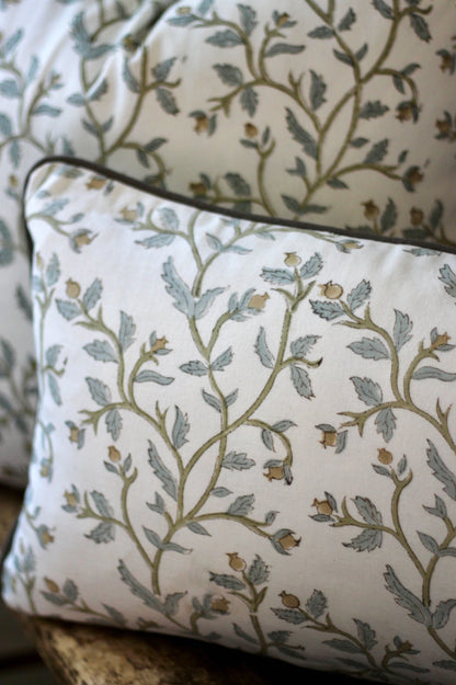 Jillian Pillow Covers with Chocolate Piping
