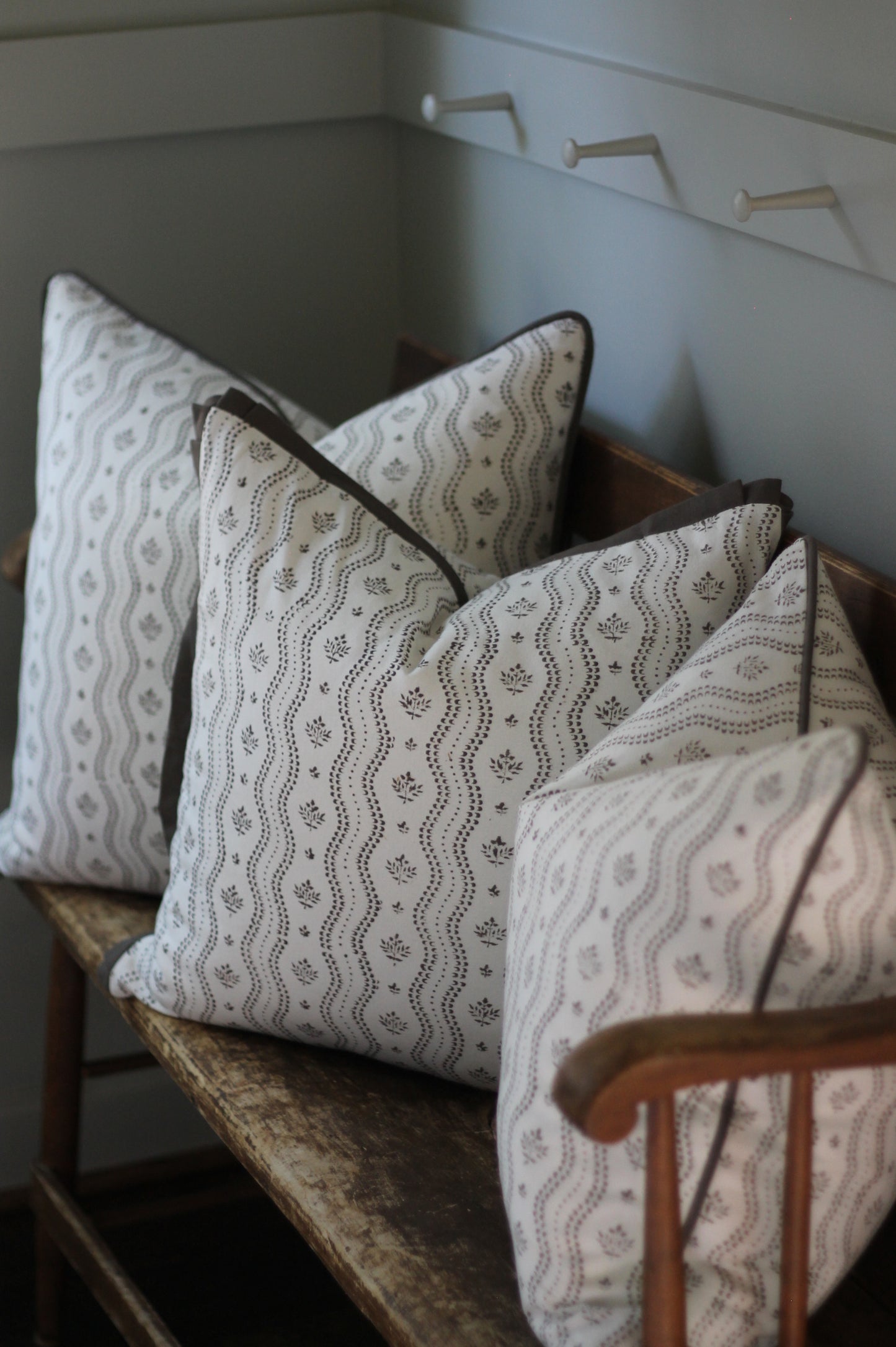 Georgette in Chocolate Pillow Covers
