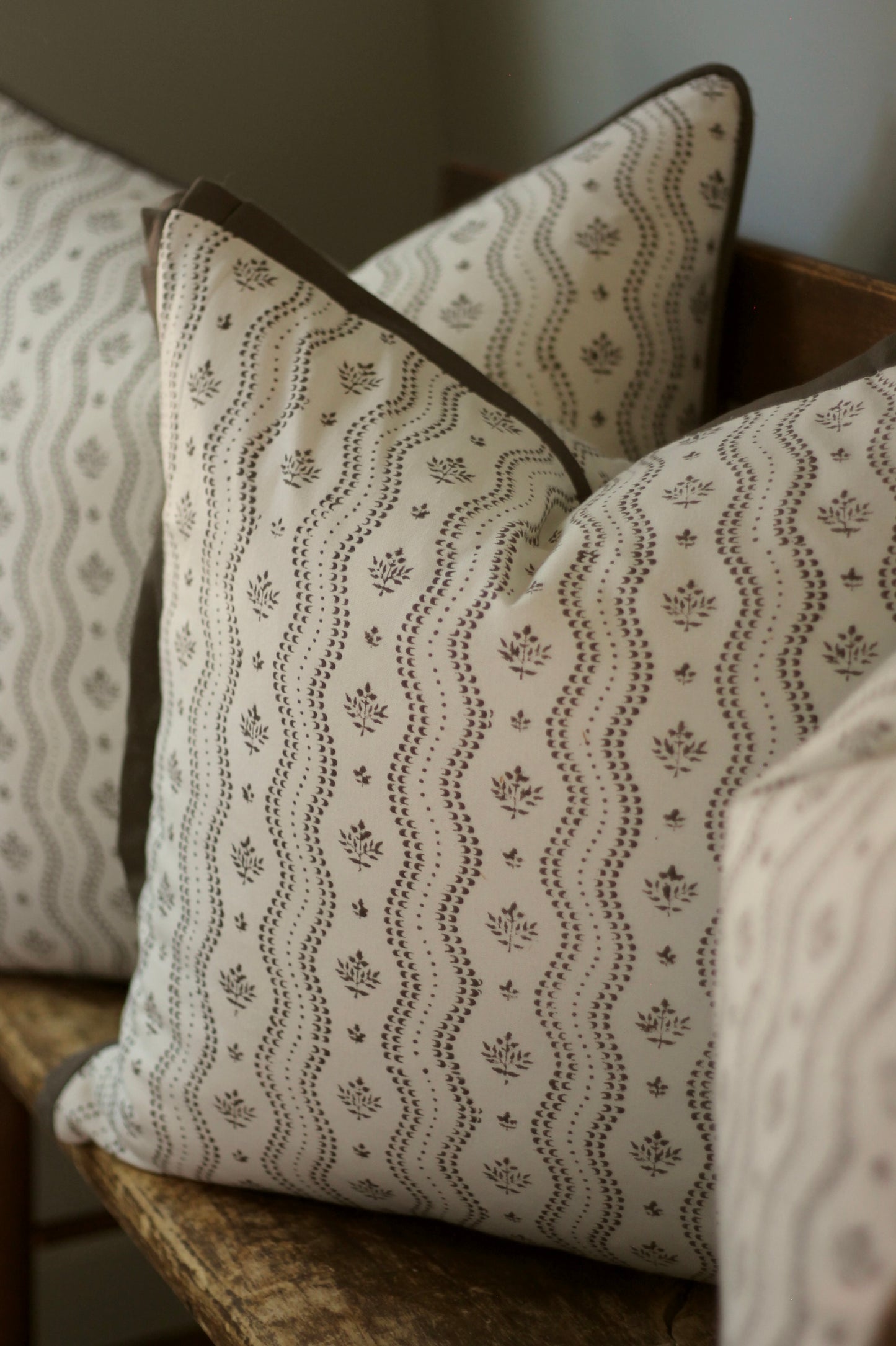 Georgette in Chocolate Pillow Covers