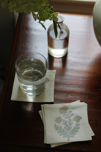 Block Print Coasters Cotton Coasters
