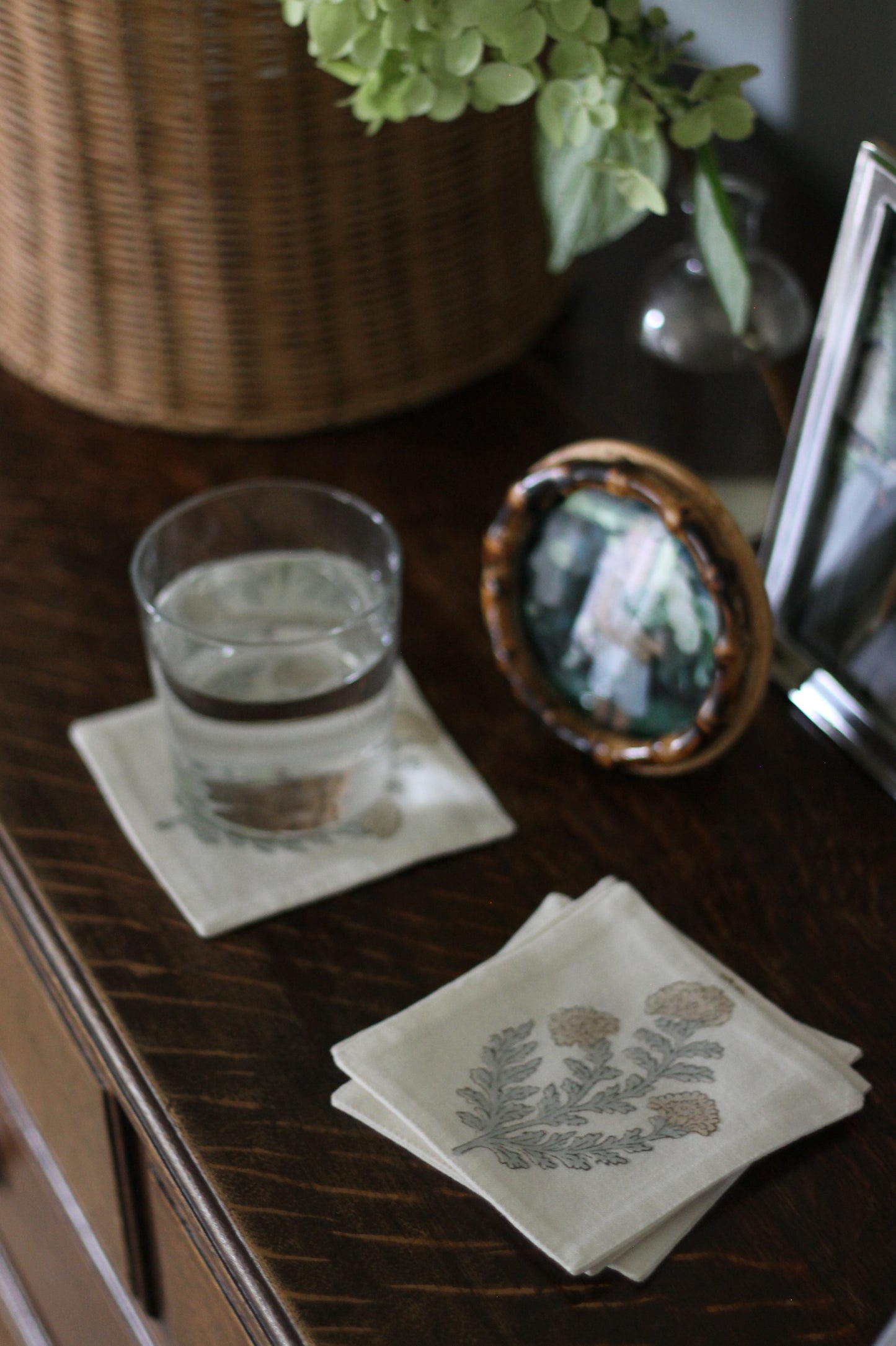 Block Print Coasters Cotton Coasters