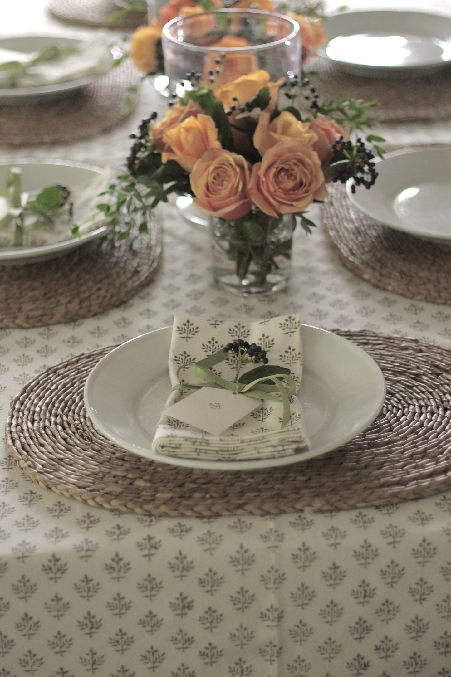 Privet Berry in Walnut Napkins