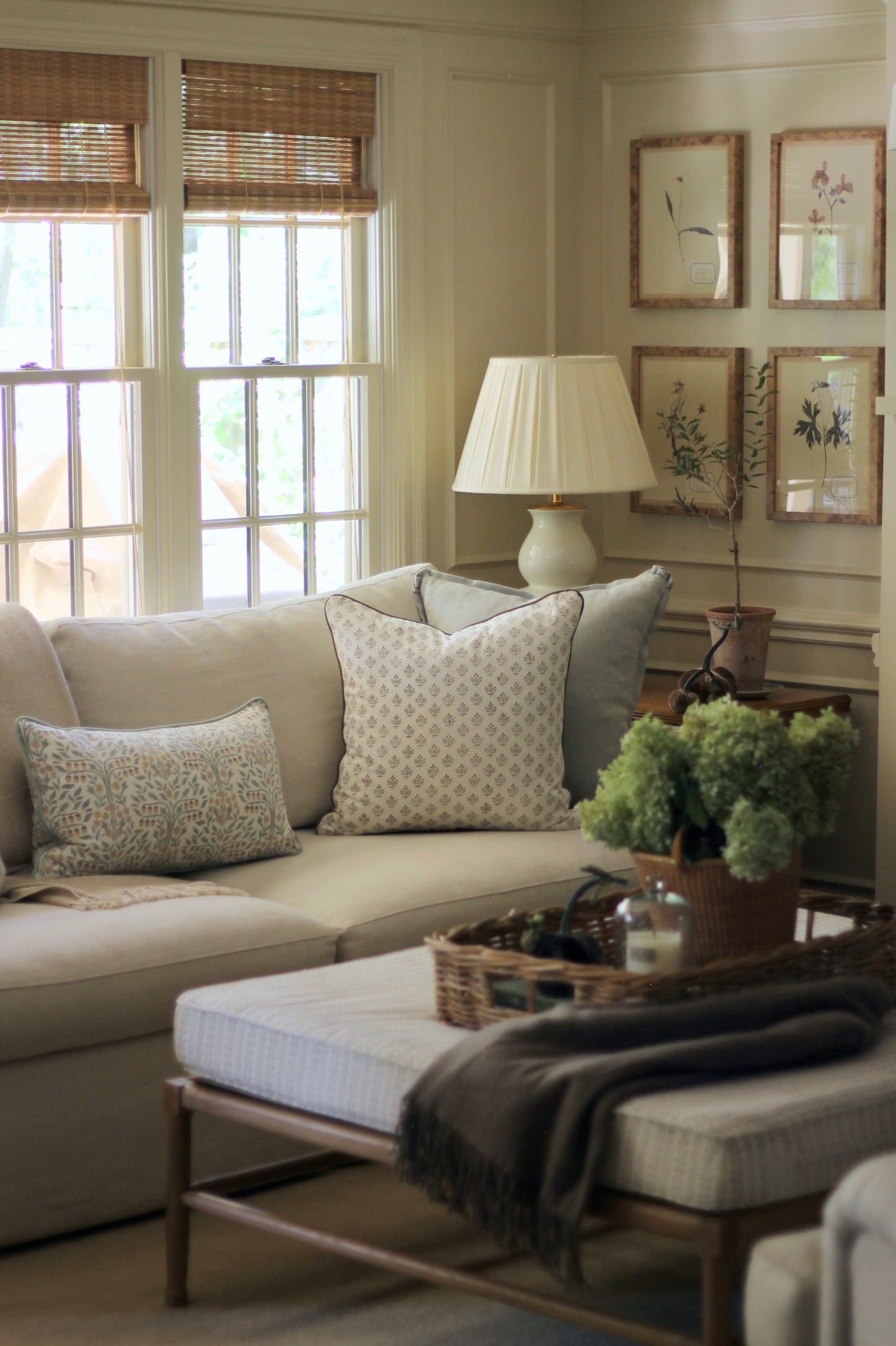 Privet Berry in Walnut Pillow Covers