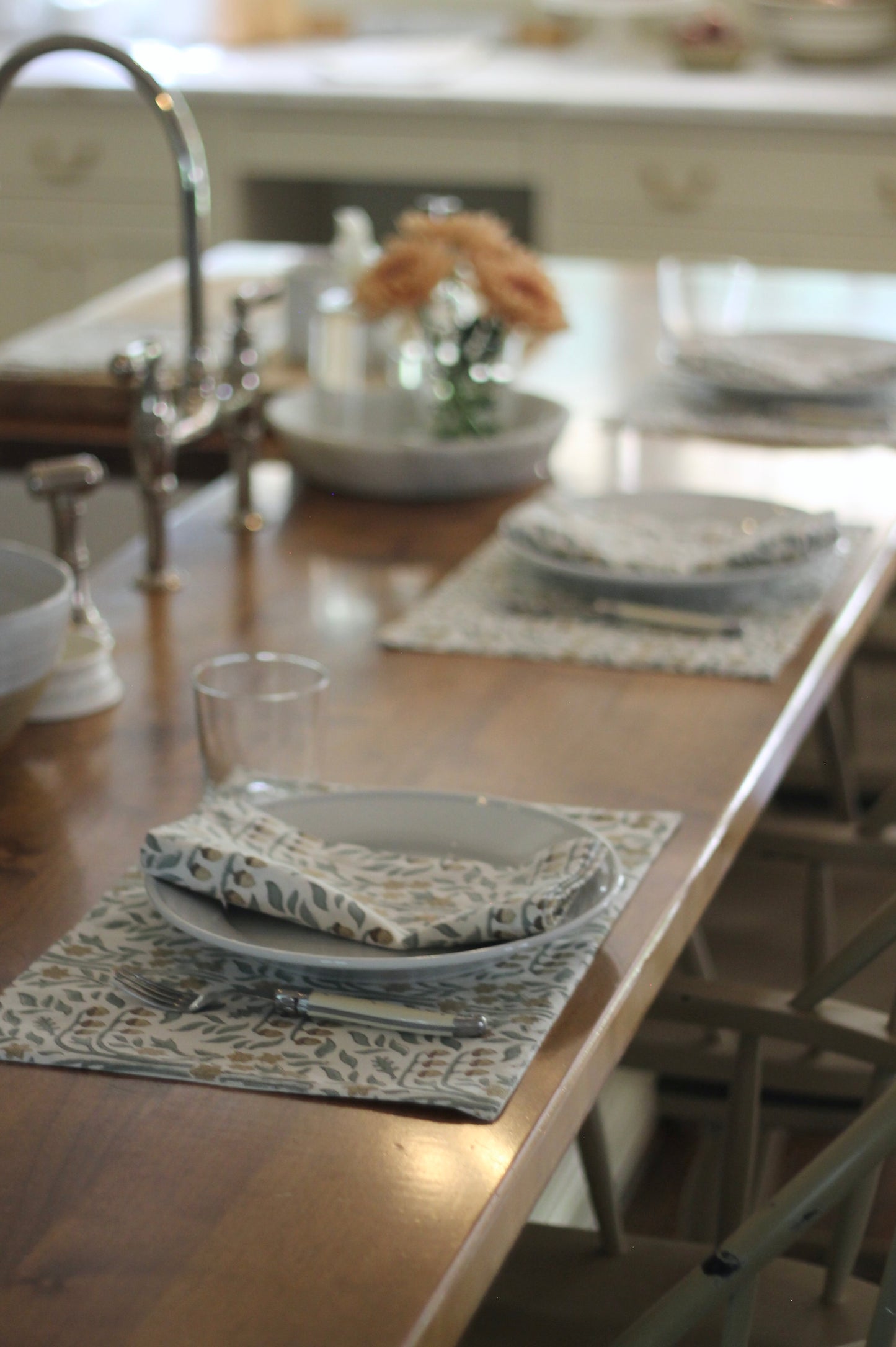 Oak Tree and Stripe Placemats