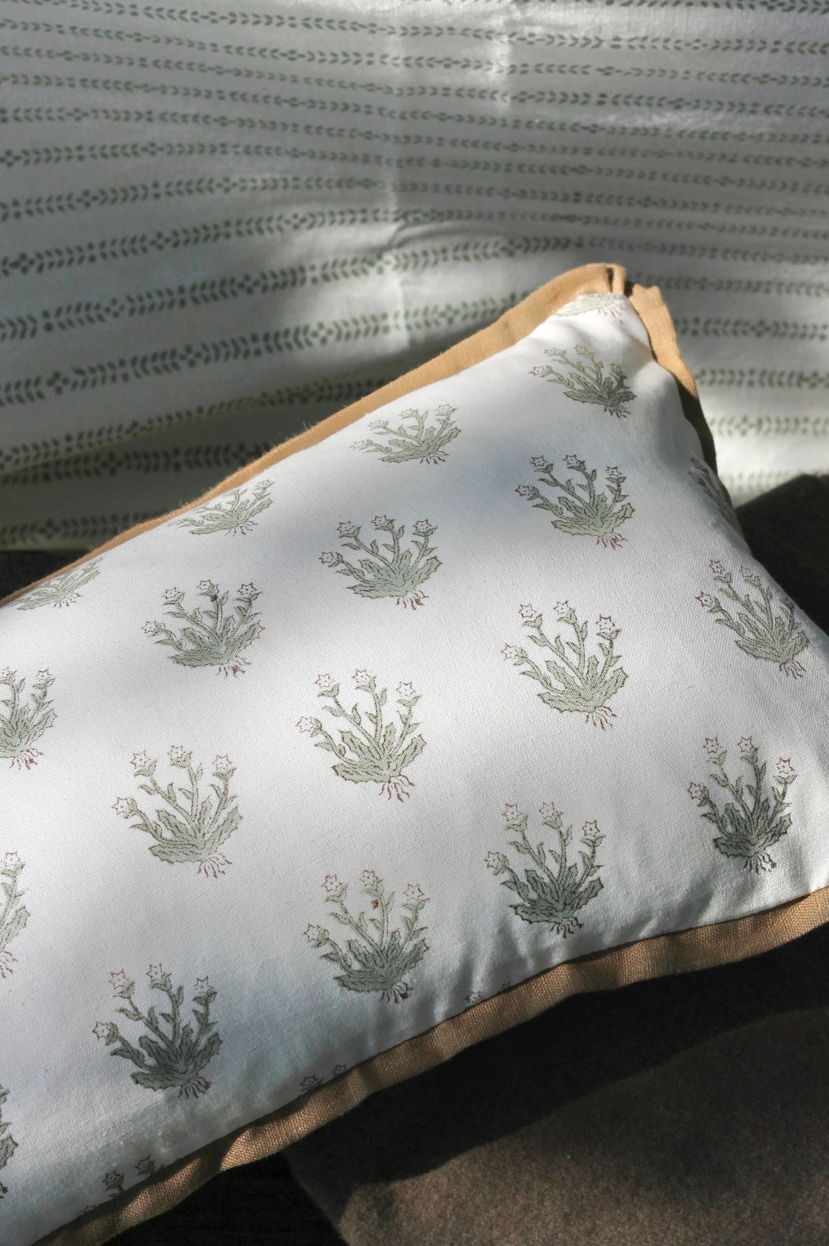 Herbarium Pillow Covers | Chestnut Flange