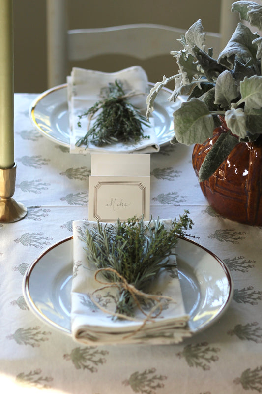 Herbarium Napkins - Set of 4