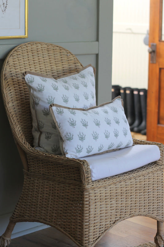 Herbarium Pillow Covers | Chestnut Flange