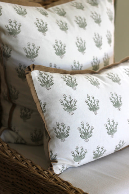 Herbarium Pillow Covers | Chestnut Flange