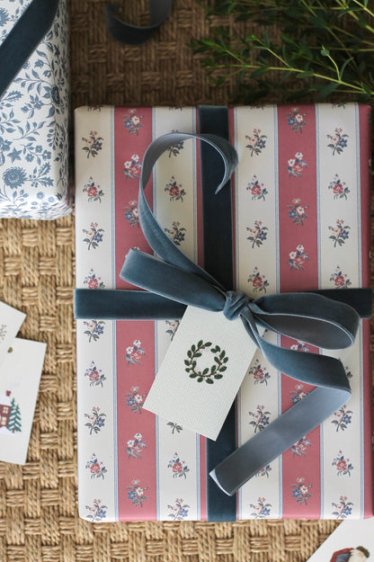 Holiday Floral & Wreath Needlepoint Tags