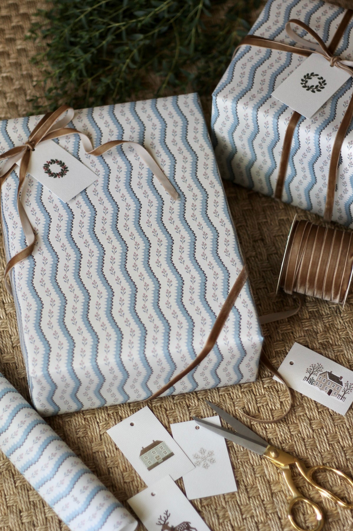 French Stripe Wrapping Paper - Lee Ann Thornton + PH