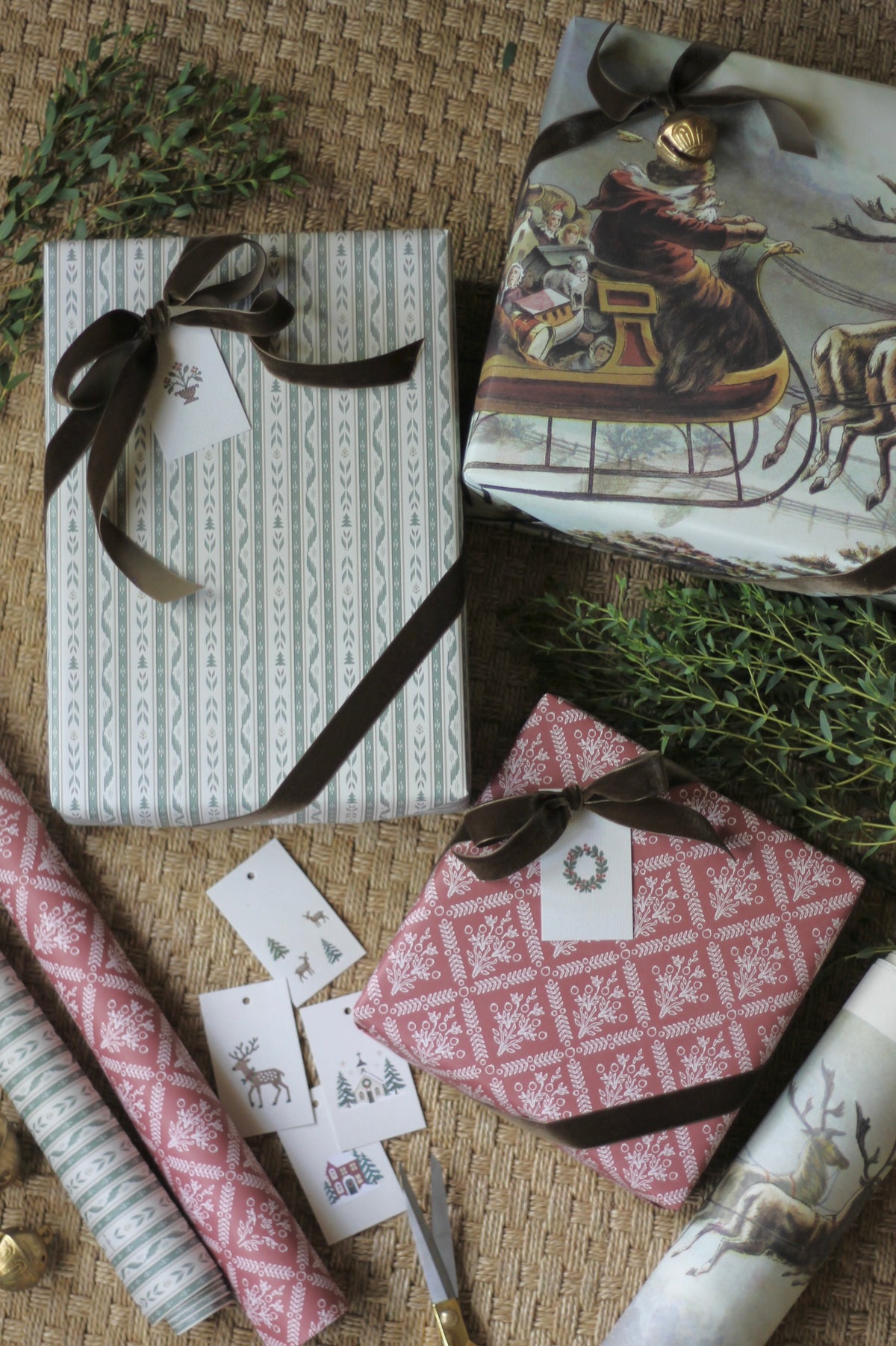 Pearce Stripe Wrapping Paper - Whittney Parkinson Design + PH