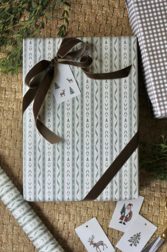 Pearce Stripe Wrapping Paper - Whittney Parkinson Design + PH