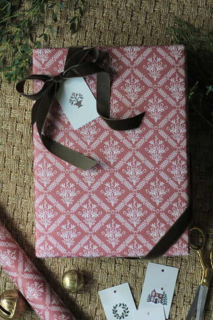 Pomegranate Trellis Wrapping Paper - Whittney Parkinson Design + PH