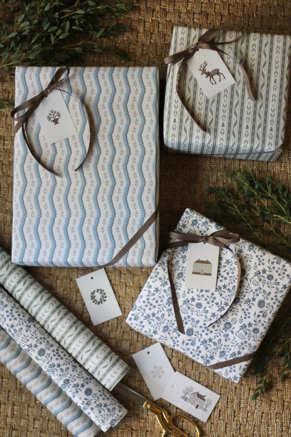 French Stripe Wrapping Paper - Lee Ann Thornton + PH