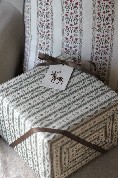 Woodland Needlepoint Tags